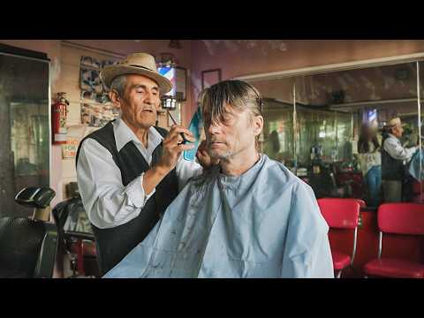 💈 Legends Never Fade ✨ Haircut By 81-Year-Old Barber In A Classic 1960s Barbershop | Mexico City