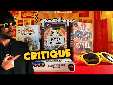 5 jeux pour une lunette d'or ! (Restart, Agent Avenue, Mayor of Chicago, R.A.V.E.L)