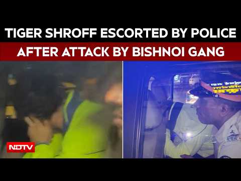 On Camera: <strong>Tiger</strong> Shroff Escorted By Police After Shooting Scare In Mumbai | <strong>Tiger</strong> Shroff Shooting