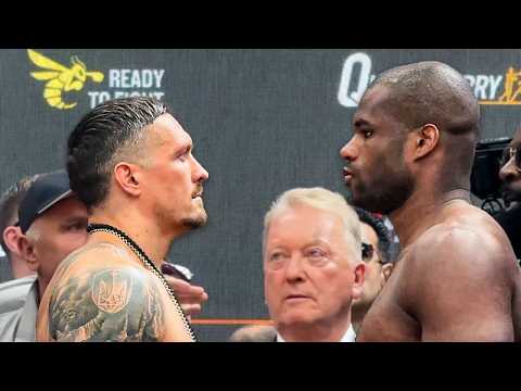 Oleksandr Usyk vs Daniel Dubois 2 • FULL Weigh In & INTENSE Final Face Off video