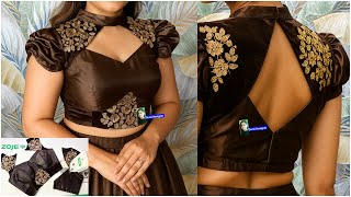 Latest Designer Blouse Cutting and Stitching | Stylish Blouse Sleeves Design | Blouse Design 2025
