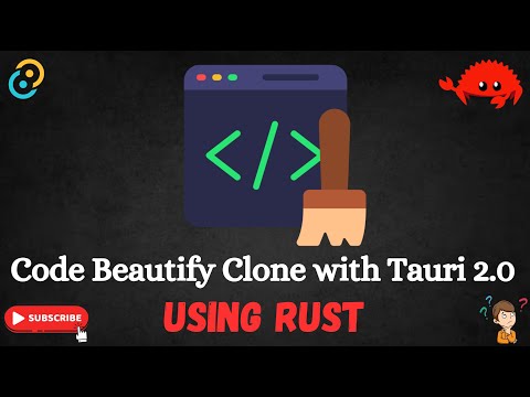 Build your own Code Beautify with Tauri 2.0 using RUST | Desktop | Android | RUST Projects