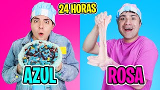 24 HORAS VIVIENDO DE DOS COLORES 👚👕 | Marcelo Alcázar 🤟🏻 Ft @SoyTioNestor
