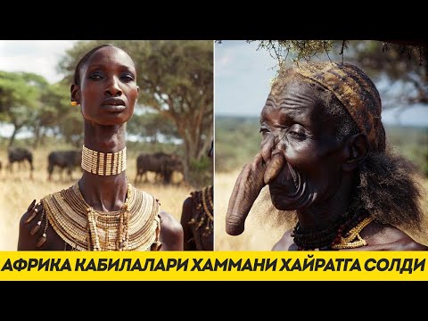 Буни Куринг! Африка Кабилалари Бутун Дунёни Хайратга Солмокда