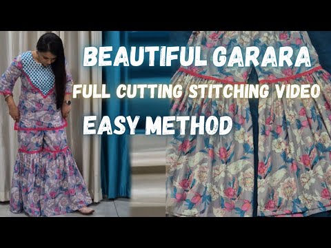 Garara Design😍 || Easy Method