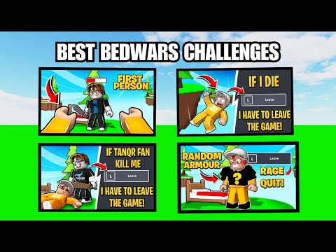 BEST BEDWARS CHALLENGES (Roblox Bedwars)