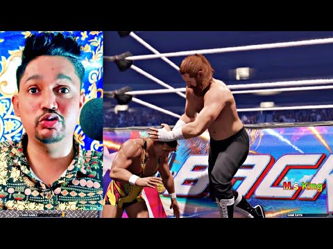 WWE 2K24 | Chad Gable vs Sami Zayn (Full Match) on Backlash in Hindi Gameplay