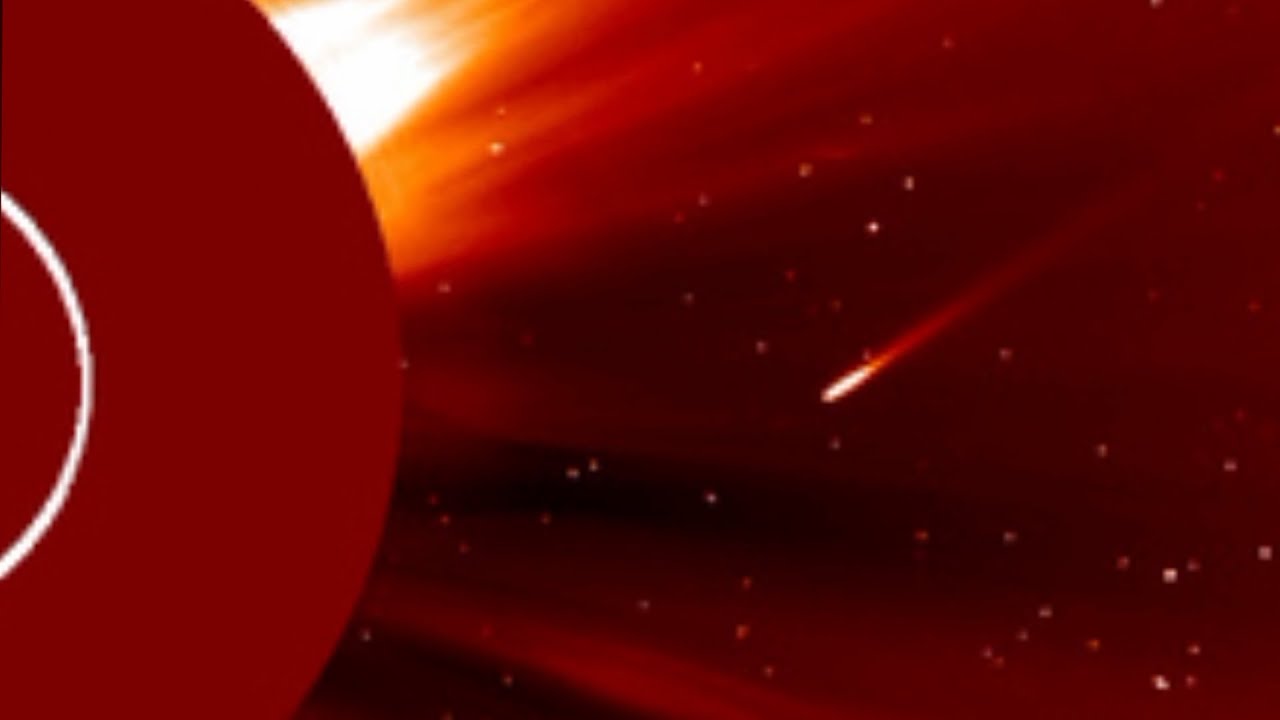 Comet’s spooky death dive into sun captured by spacecraft