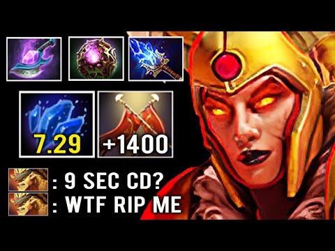 OMG 9s CD DUEL New Crazy Shard + Scepter 7.29 LC +1400 Damage Duel Wolf Combo Most Broken Dota 2