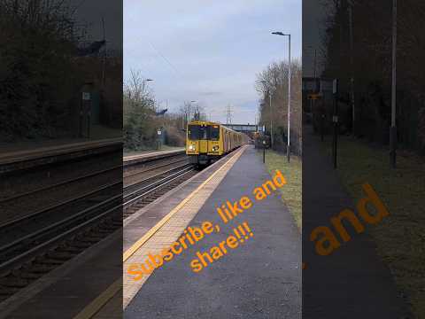 Merseyrail PEP passing Capenhurst with a 2 tone