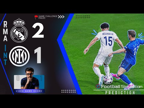 Real Madrid 2 vs 1 Inter Milan [Highlights] | Champions League 2026/27 | Game Simulation/ Prediction