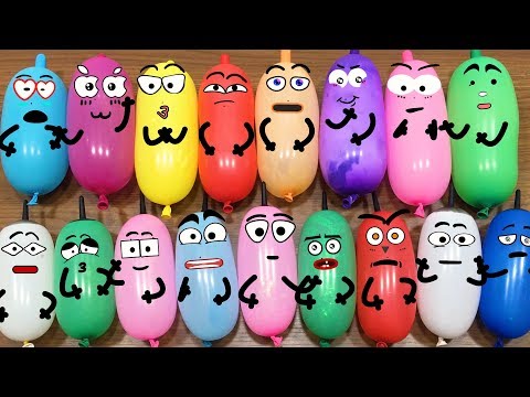 Making Slime With Funny Balloon Cute Doodles ! Special Series #27 Satisfying Slime - Mickey Slime