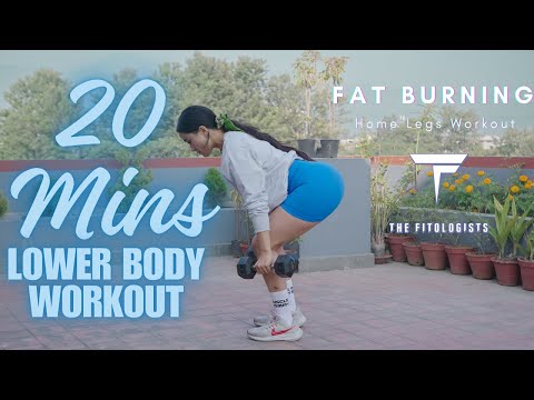 20 Minute LOWER BODY DUMBBELL WORKOUT at Home + TABATA Finisher