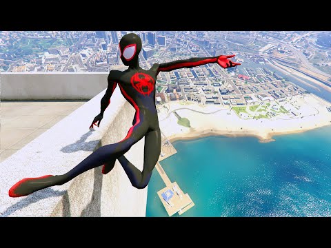 Spider-Man Epic Ragdoll Moments in GTA 5 😂