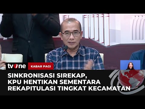 KPU Hentikan Sementara Rekapitulasi di Tingkat Kecamatan