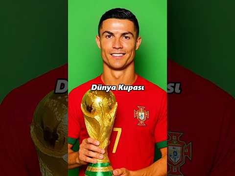 Ronaldo'nun hedefi 1000 gol ve Dünya Kupası #shorts #futbol #ronaldo