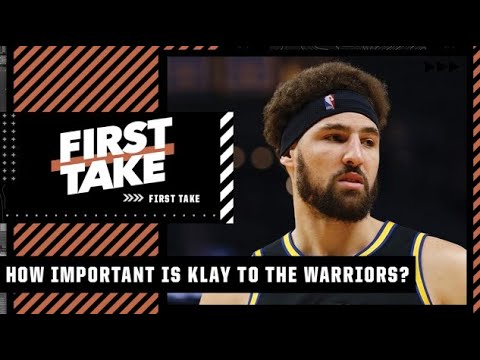 Klay Thompson is EVERYTHING to the Warriors’ title chances  - Stephen A. | First Take video clip