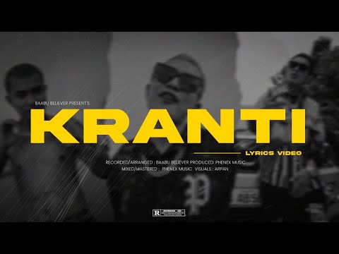 KRANTI (BAABU BELIEVER) OFFICIAL AUDIO / HINDI RAP