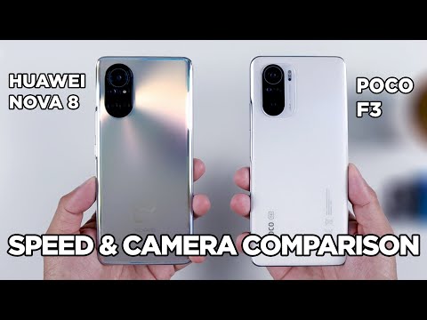 (ENGLISH) Huawei Nova 8 vs POCO F3 SPEED TEST & CAMERA Comparison - Zeibiz
