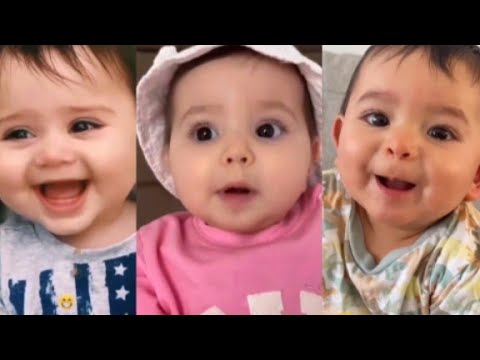 Cutebaby😍papa talking❤️ || Cute baby reaction compilation || funny baby 🤣💖✨