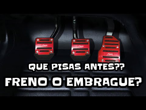 Si quiero FRENAR que piso PRIMERO, FRENO o EMBRAGUE??🔴🔴