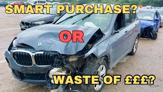 WE BOUGHT A CHEAP CRASH DAMAGE BMW X1 M BUT WHAT'S THE CATCH?