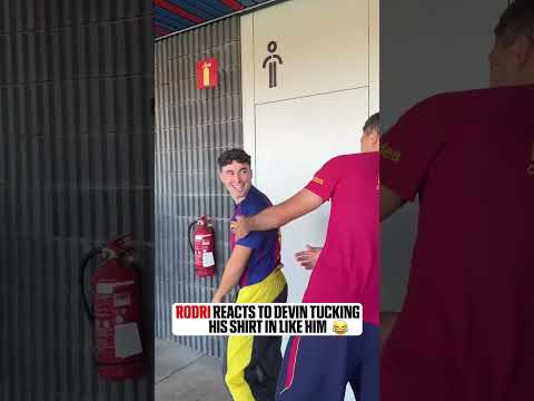 Rodri had to check the <strong>jersey</strong> though 🤣