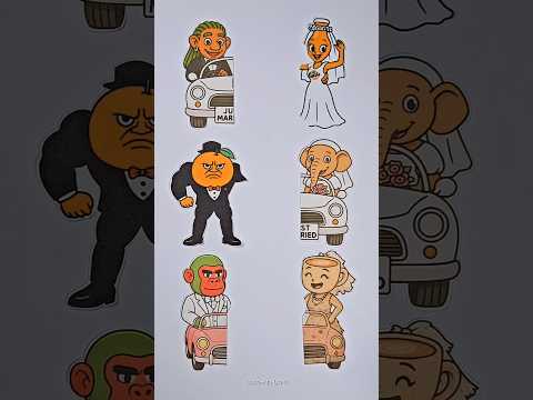 Italian Brainrot Wedding Couple Matching Puzzle #trendingshorts #italianbrainrot #funny