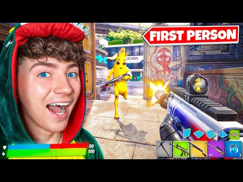 Der NEUE FIRST PERSON MODUS in FORTNITE! 😳😂 (Fortnite Balistic)