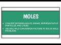 Mole Conversions and Molar Mass Calculation