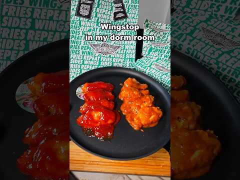 Wingstop in my dorm room!