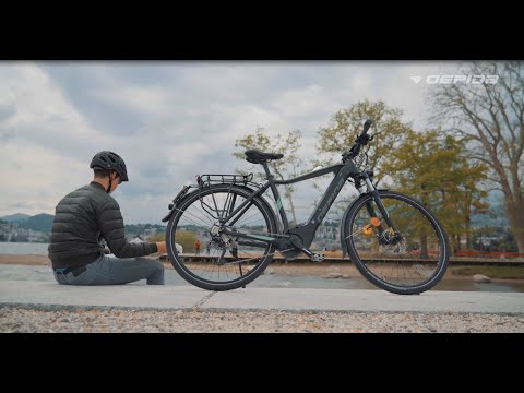 Fast urban ride with speed pedelec in Switzerland (Gepida Fastida Pro with Bosch electric system)