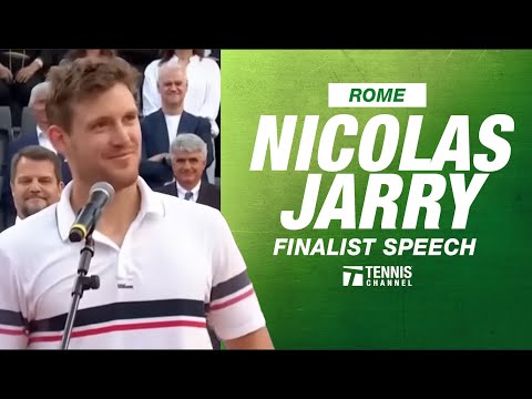 Nicolas Jarry's Rome Finalist Speech | 2024 Rome Final