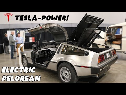 Tesla-Powered Electric DeLorean
