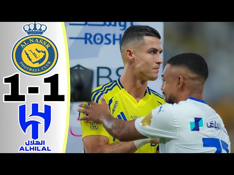 Al Nassr vs Al Hilal 1-1 Highlight All Goals Saudi Pro League