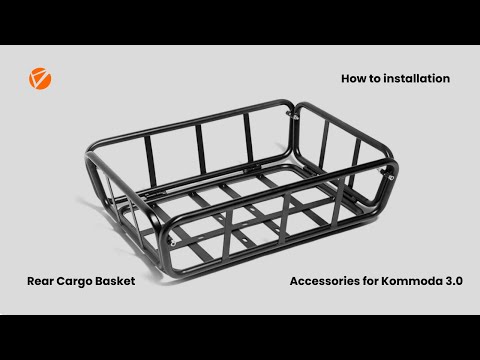 Quick Tips- How to Install Rear Folding Rack Basket for Kommoda 3.0 #cyrusherkommoda3 #howto