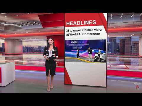 China set to unveil vision for role in global AI governance | East Asia Tonight 16 July 2026