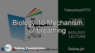 Biology 10 Mechanism of breathing