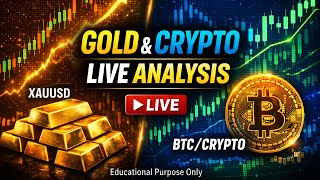 Live Forex Trading | Gold (XAUUSD) & Crypto Analysis