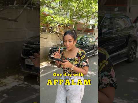 🤯One day challenge with Appalam😂 #foodiesfindings