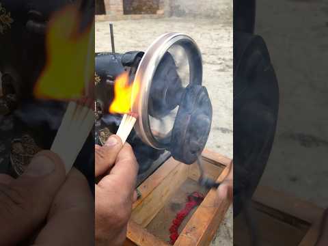 Matches Stick Burning 🔥 With Sewing Machine 😲