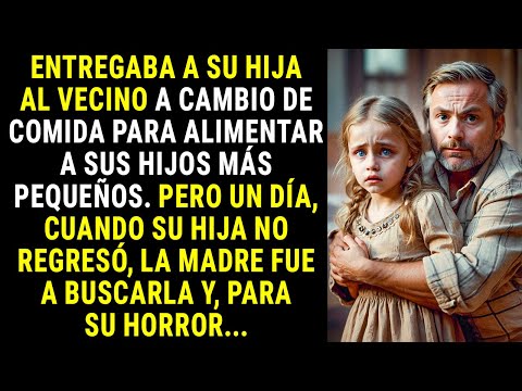 Entregaba a su hija al vecino a cambio de comida para alimentar a sus hijos más pequeños.Pero un día