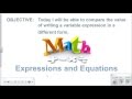 Expressions for Medicine Dosage and Area