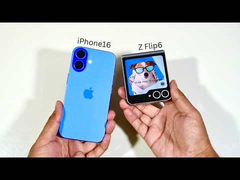 Apple iPhone 16 vs Samsung Galaxy Z Flip 6 Speed Test and Camera Comparison