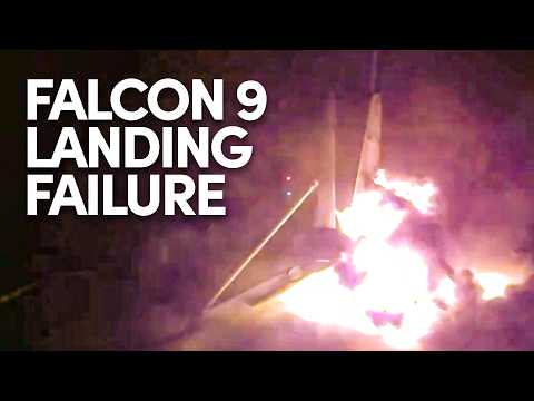 First Falcon 9 Landing Failure in 267 Launches