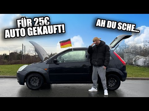 Für 25€ fahrbereites AUTO mit TÜV gekauft! | DÜMMSTER KAUF