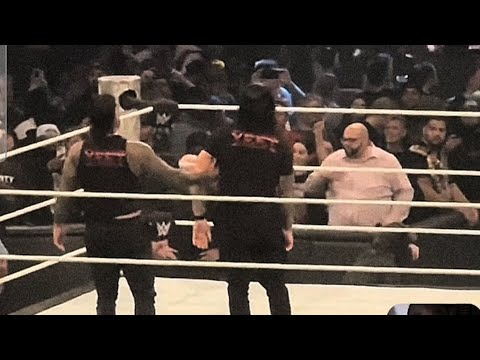 Roman Reigns struggle to walk with Sami Zayn, Jimmy uso & Jey uso After WWE SMACKDOWN went off air