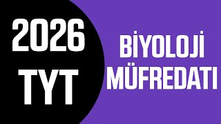 2026 TYT Biyoloji Müfredatı ve Konuları (Tüm Detaylarıyla)