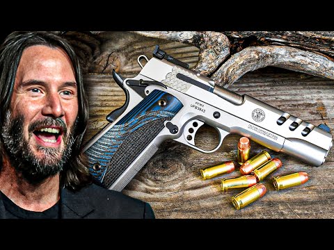 Keanu Reeves Shows His TOP 8 Private Gun Collection