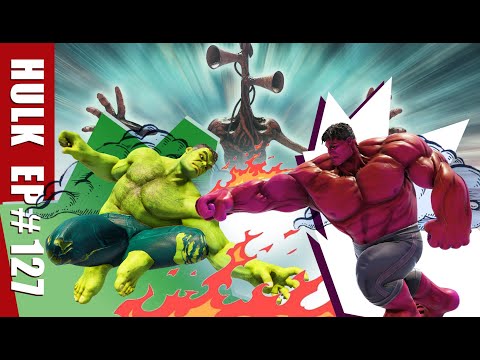 Hulk vs. Siren Head vs. Red Hulk –The Battle for the City| Epic Battle Fight | Learn & Fun TV